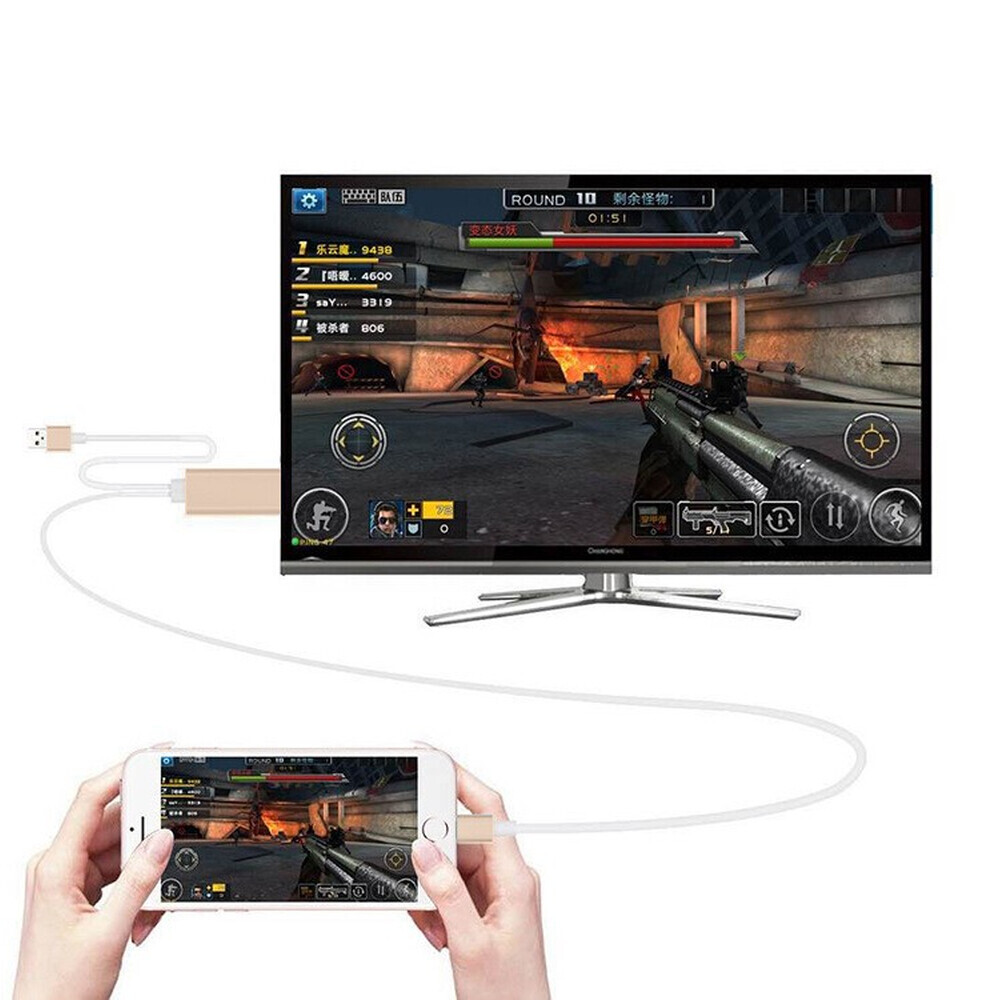 HDTV Adapter kabel Geflochten HDMI Nylon Portable String Tablet Nützlich 