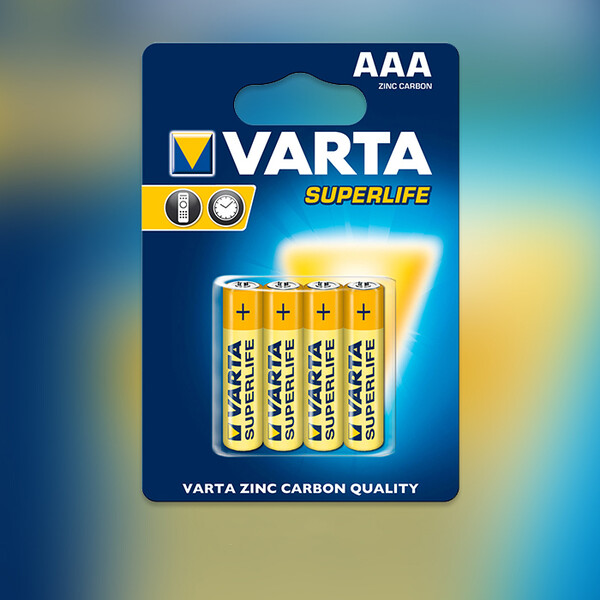 Varta Markenbatterien 4er Pack AAA