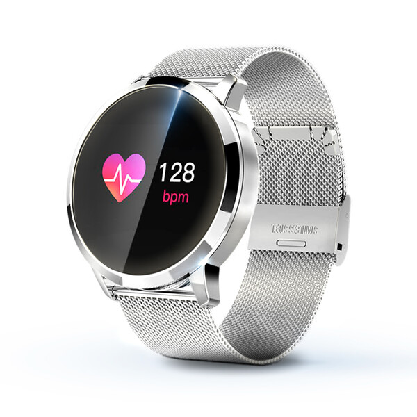 Q8A Smartwatch mit Touchscreen, Activity Fitness Tracker