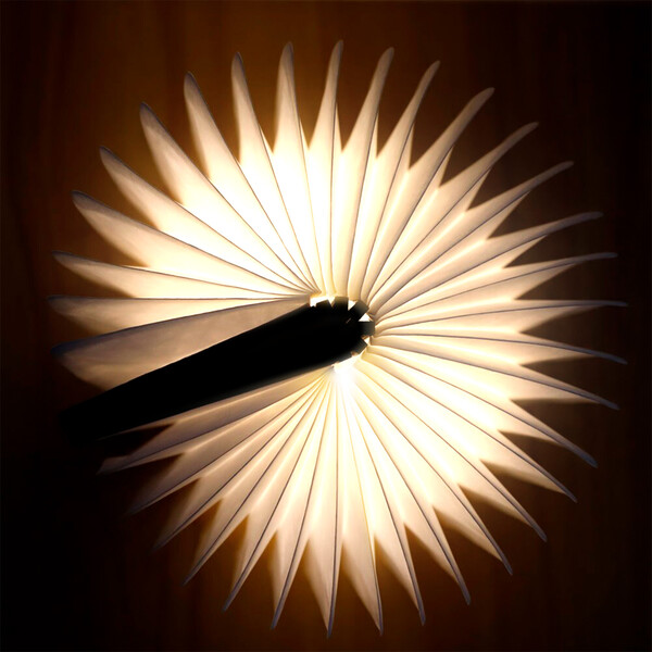 LED Lampe im klassischen Buchdesign