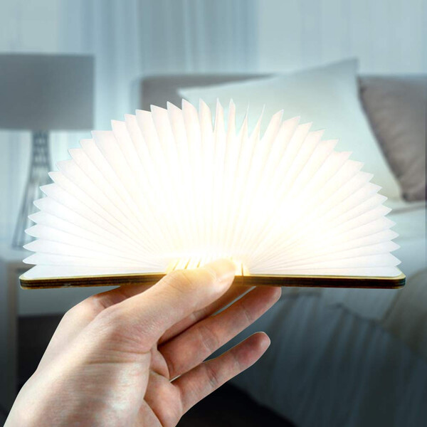 LED Lampe im klassischen Buchdesign