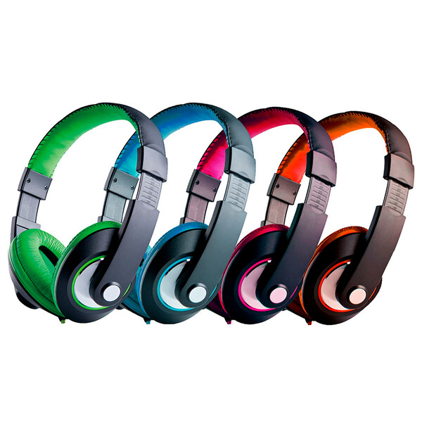 Grundig Surround Kopfhörer in angesagten Neon-Farben und modernen Design