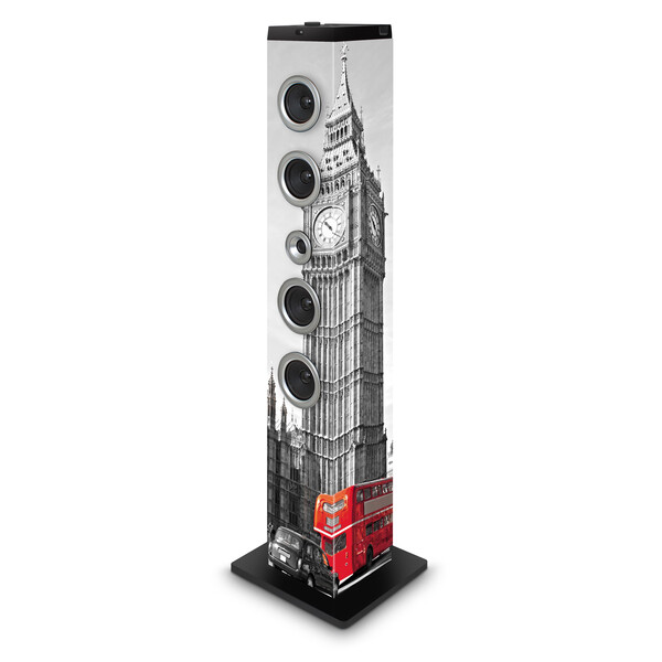 BigBen Premium Sound-Tower TW7 mit 120W mit BigBen Motiv