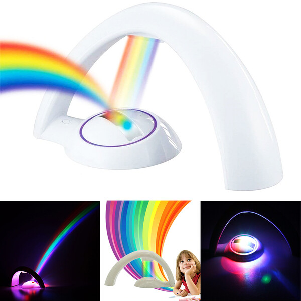 LED Regenbogen-Nachttischlampe für eine ruhige Atmosphäre