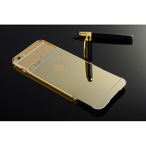 Metall-Case iPhone und Samsung Modelle iPhone 5/5s/SE(2016) Gold