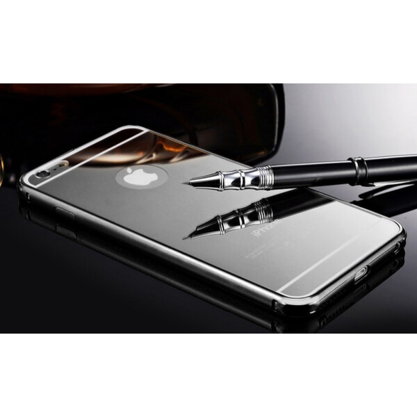 Metall-Case iPhone und Samsung Modelle iPhone 5/5s/SE(2016) Silber