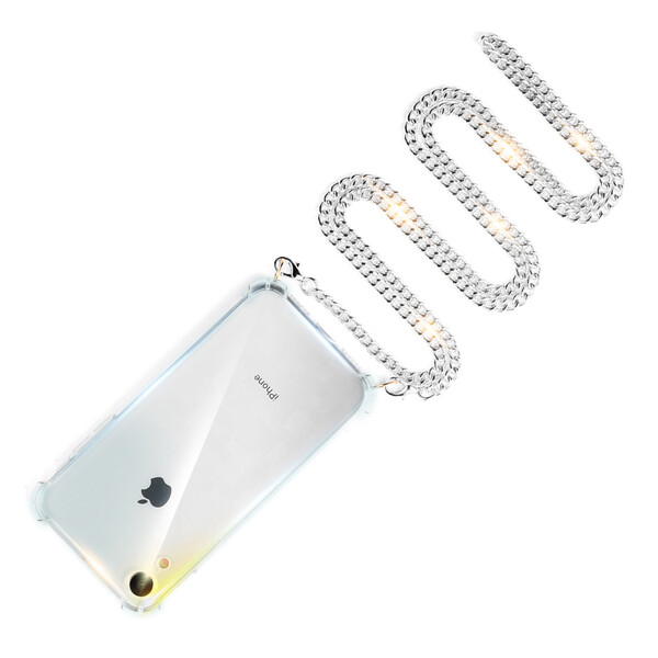 Handykette für iPhones iPhone 5, 5s, SE Silberne Edelstahlkette