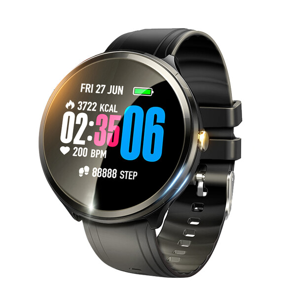 Fitness Smartwatch mit Fitness Tracker Schwarz