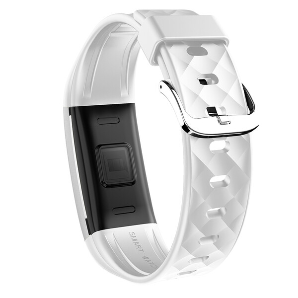 S2 Activity Tracker mit OLED-Touchscreen und EazyFit Armband Weiß