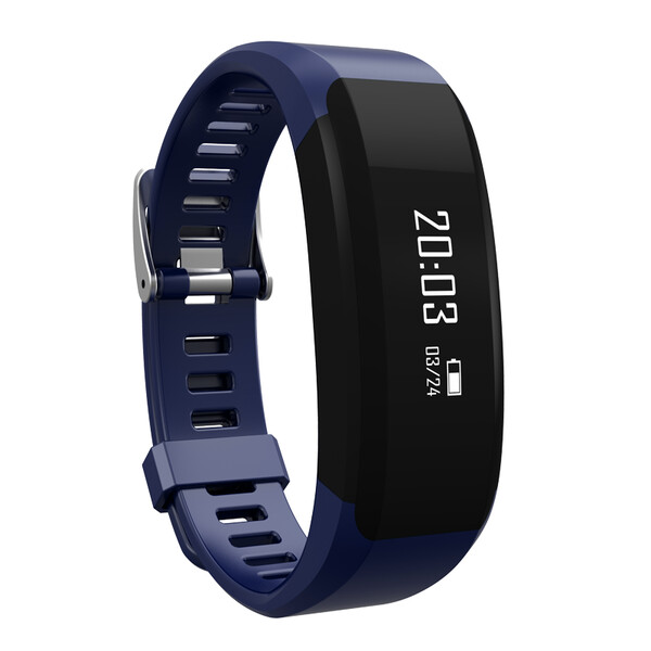 Fitness-Smartband mit Kalorien- und Schrittzähler Blau