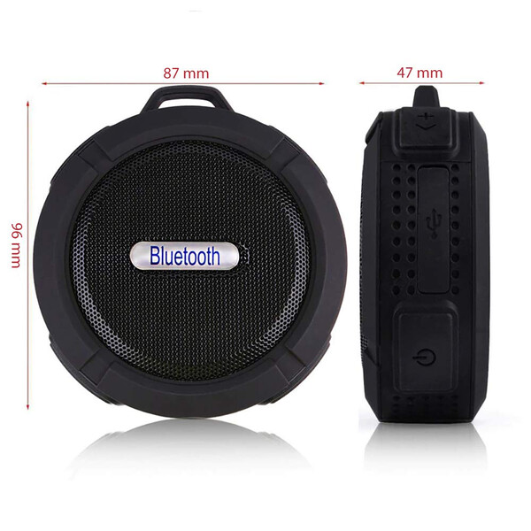 Superproof-Outdoor-Bluetooth-Lautsprecher Schwarz-Blau