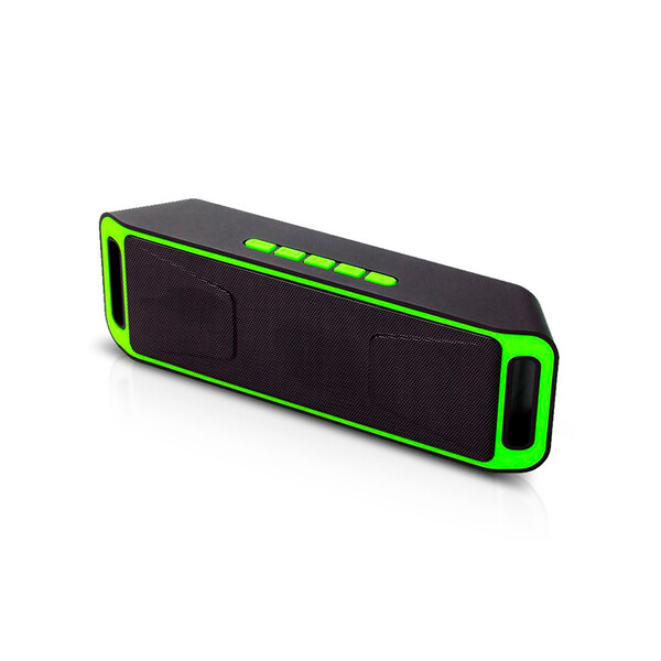 Stylischer Bluetooth Lautsprecher Grün mit 32GB Micro SD Karte