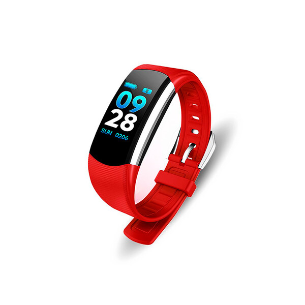 Smartes Armband und Aktivitätstracker Rot