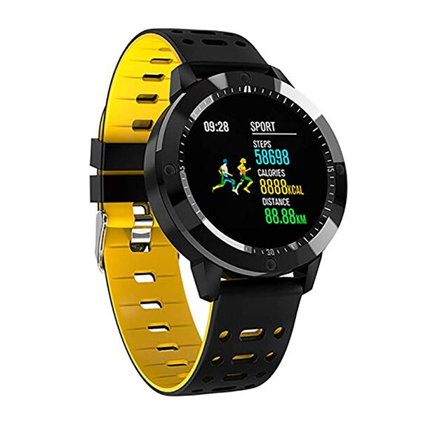 CF58 Smartwatch mit LCD Display Gelb