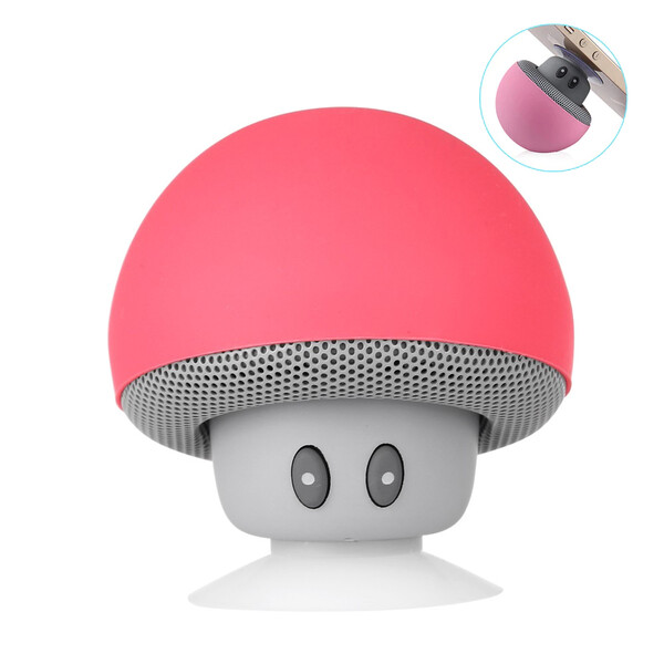 Bluetooth-Lautsprecher im Pilz-Design Rot