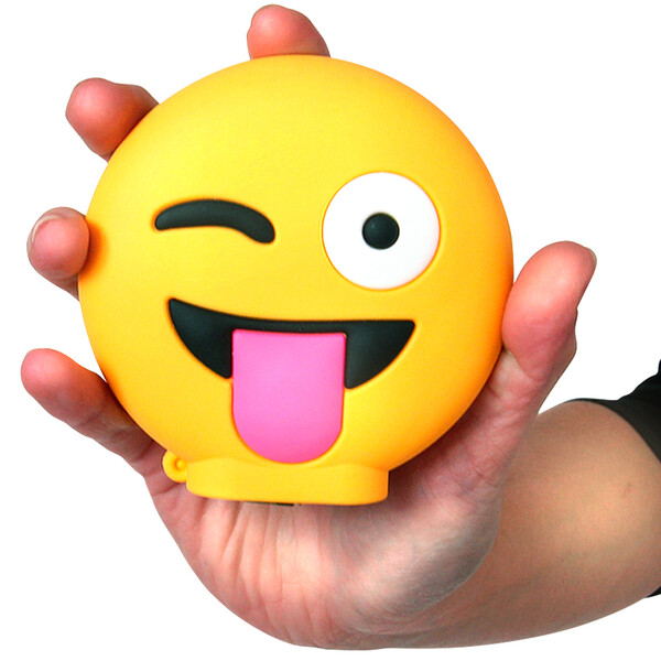 8800 mAh Emoji Powerbank - Klein und Leistungsstark für unterwegs gerührtes Gesicht