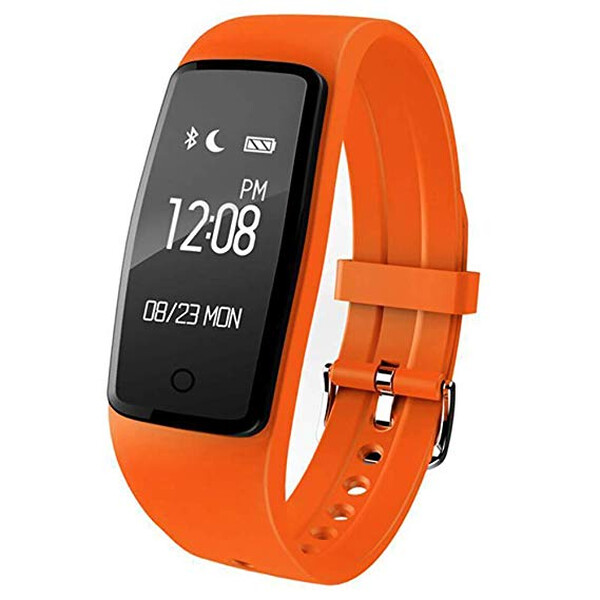 S1 FitBand mit OLED-Display und Herzfrequenz-Erkennung Orange