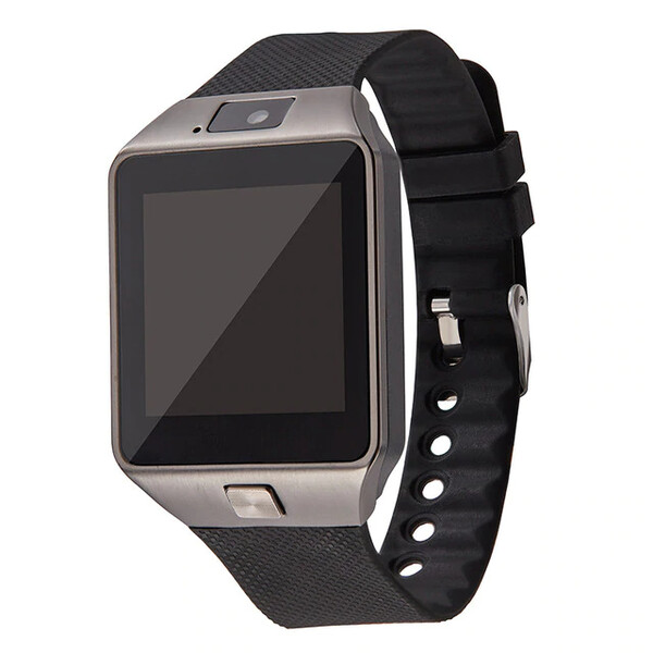 DZ09 Smartwatch mit Kamera Schwarz mit schwarzem Armband