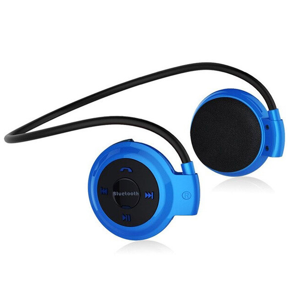 Kabellose Kopfhörer mit Radio- und SD-Kartenfunktion Blau
