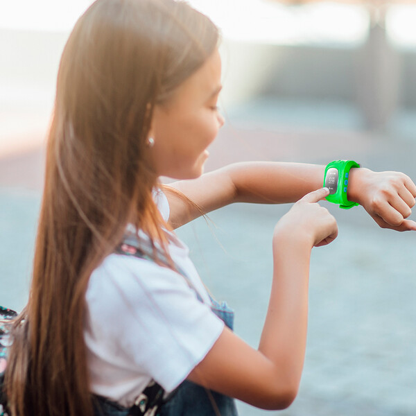 Q50 GPS Kinder Smartwatch mit SOS-Knopf Blau