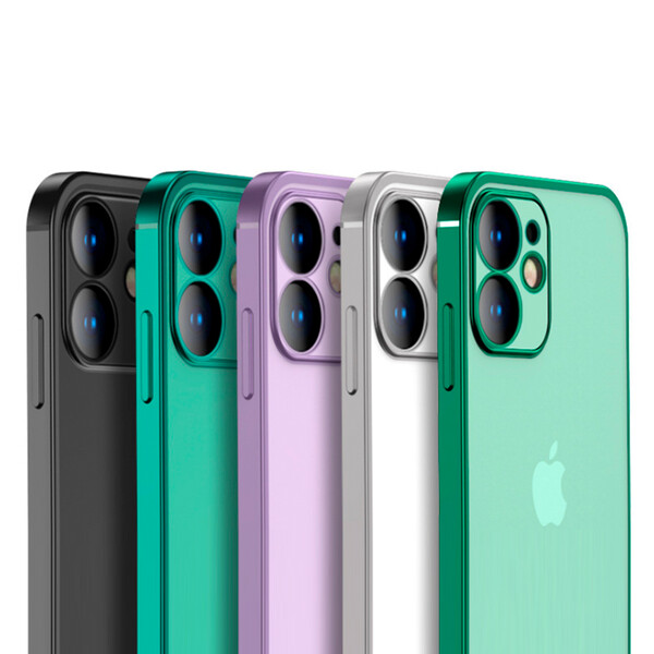Transparente Hülle für iPhone Modelle Hellgrün iPhone XR