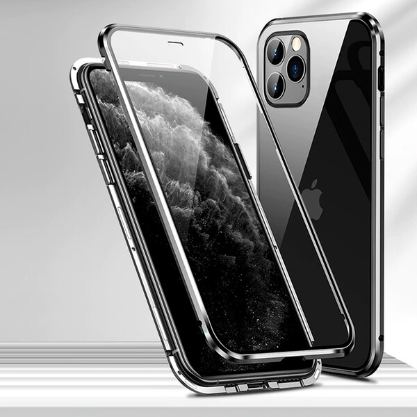 360° Case für iPhone Modelle Schwarz iPhone X