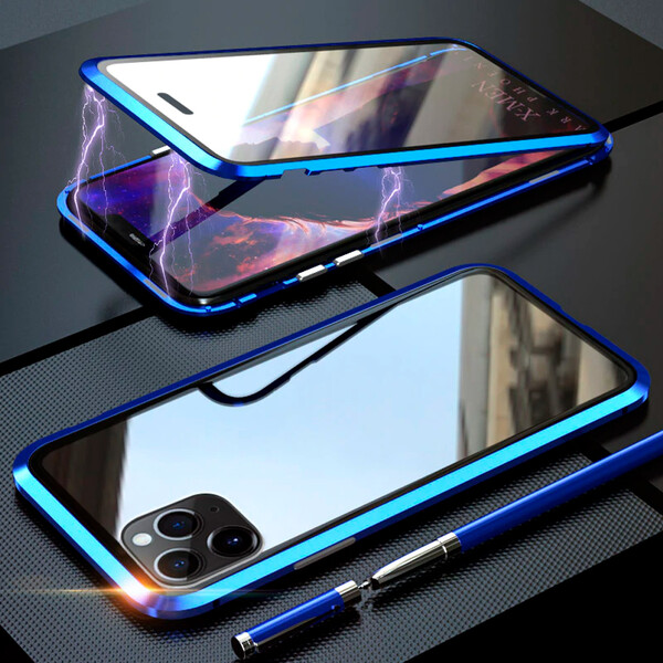 360° Case für iPhone Modelle Blau iPhone X