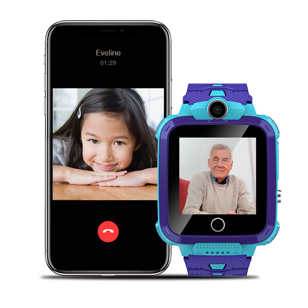 GPS Kinderuhr mit 4G und Videoanruf Pink